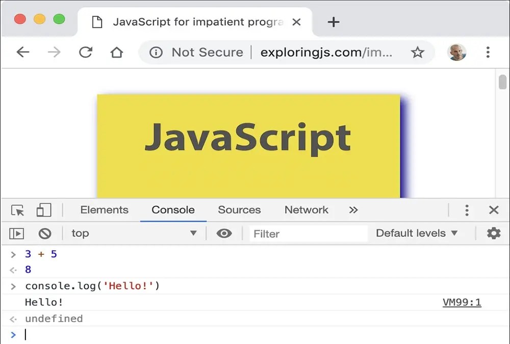 Javascript Console مجموعه مقالات و آموزش ها فرادرس مجله‌