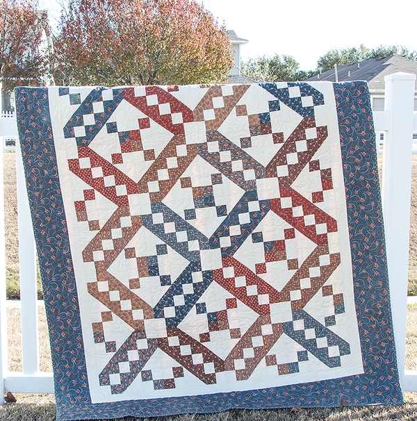 The Jacob’s Ladder quilt pattern dates back in time to before the