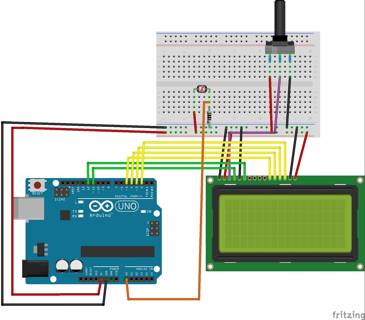 Using Ldr Sensor With Arduino Arduino Daynight Sensor Circuit Using Images