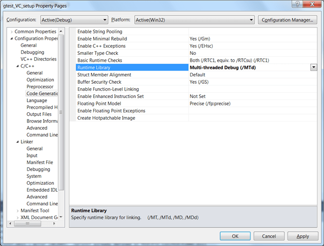 Setting Up Googletest With Visual C 10 Express Edition Sticky Bits Powered By Feabhassticky Bits Powered By Feabhas