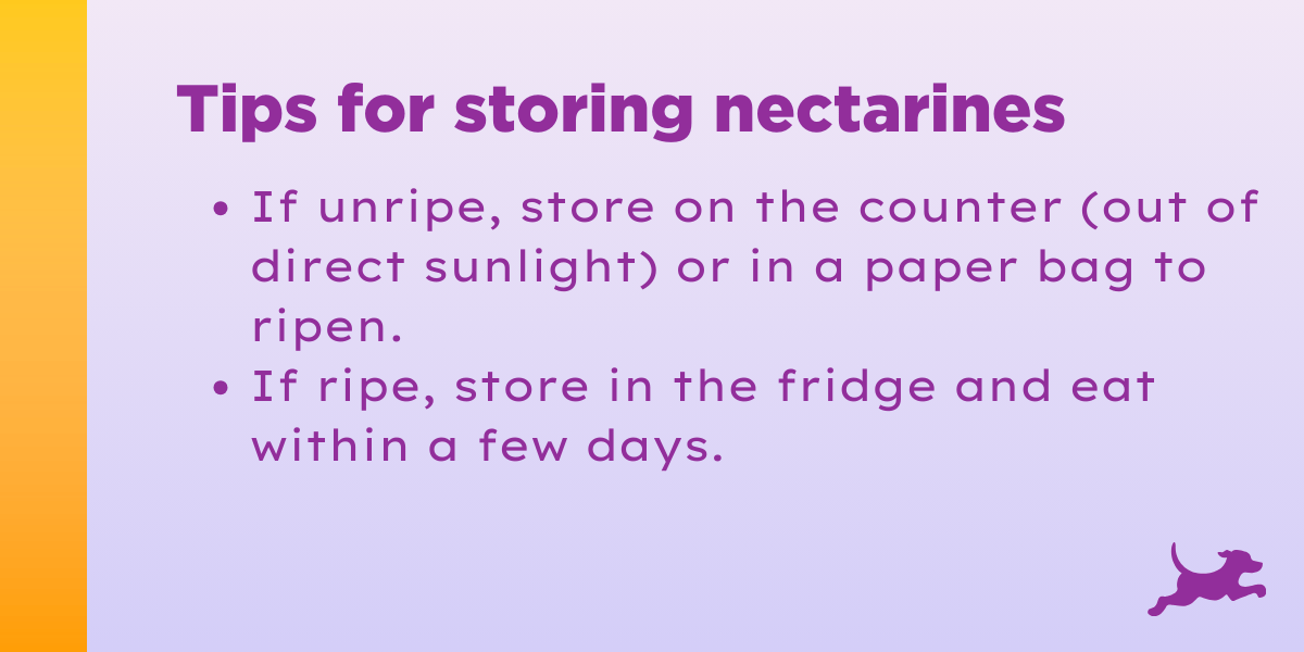 When is Nectarine Season? How to Pick, Store, Cut Nectarines