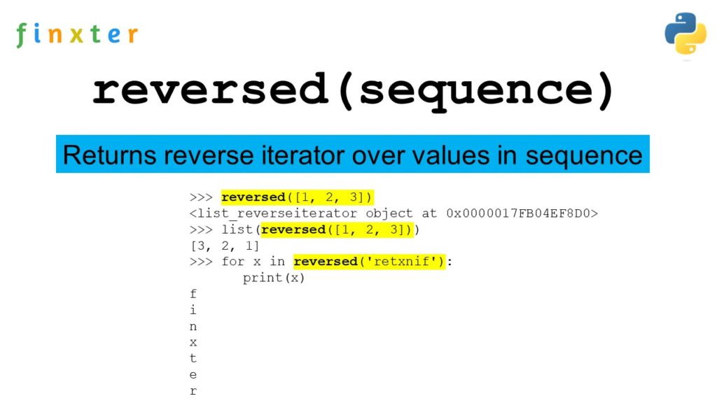 Python reversed() — A Simple Guide with Video LaptrinhX