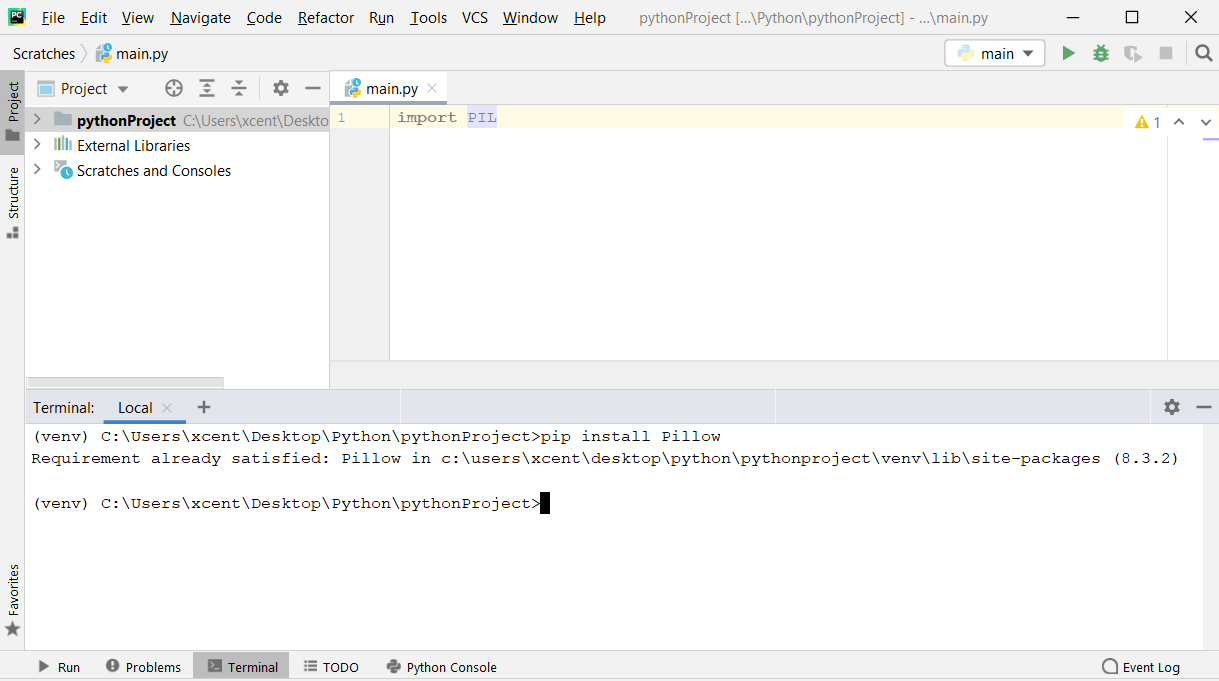 How to Install Pillow/PIL on PyCharm? Be on the Right Side of Change