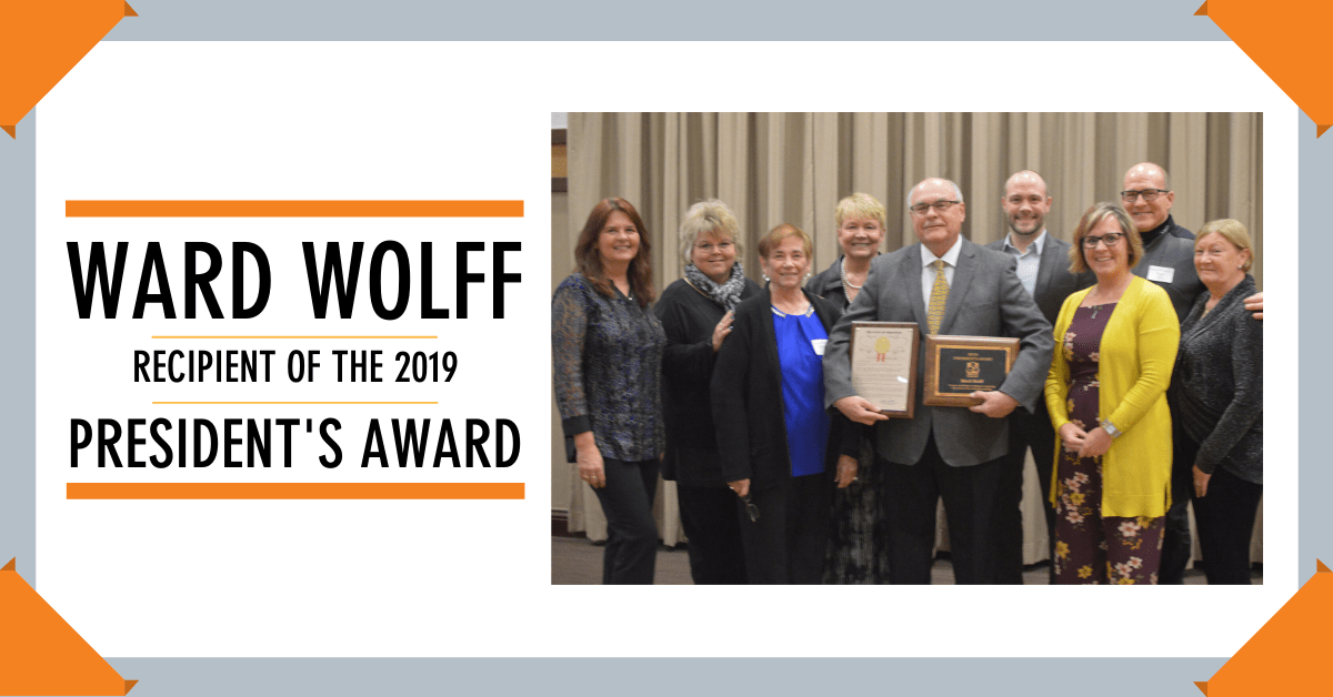 Congratulations Ward Wolff!