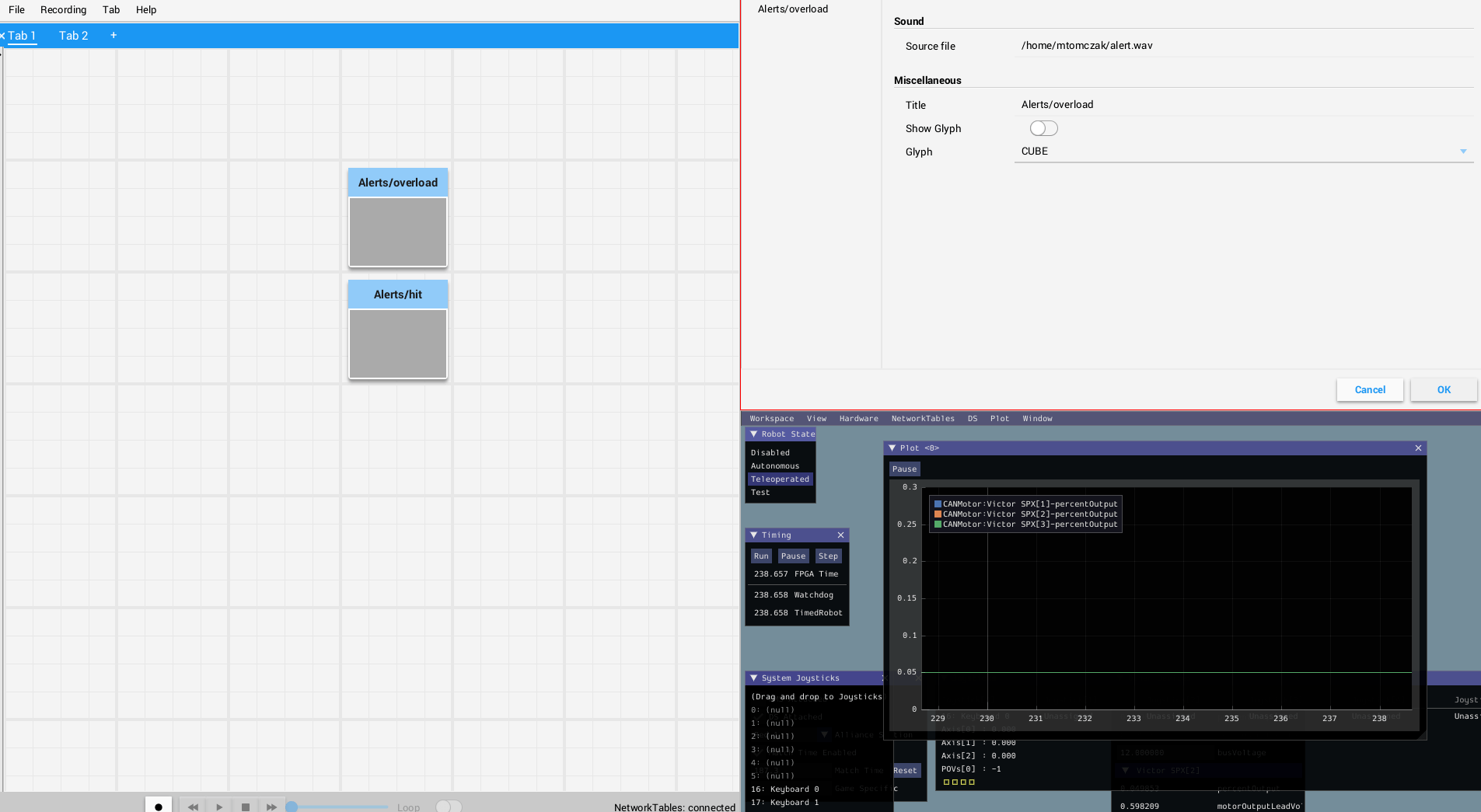 Create Custom Shuffleboard Plugin Make It Play Sounds Mark's Project