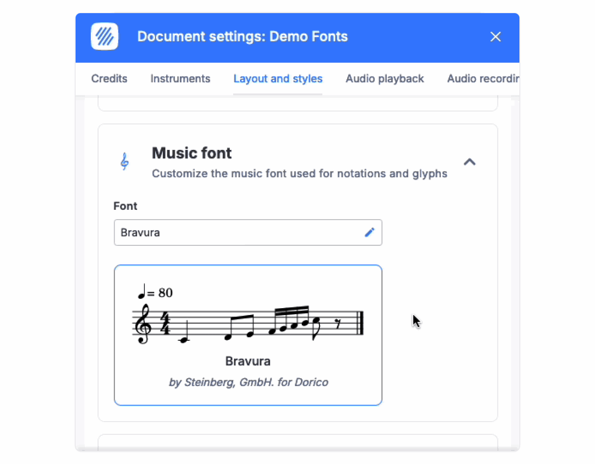 Personalize your music scores and make them uniquely your!