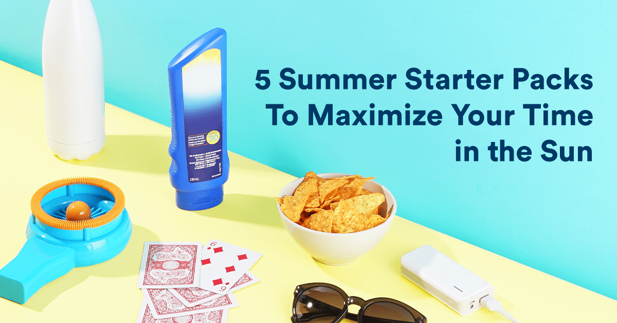 5 Summer Starter Packs To Maximize Your Time in the Sun Flipp Tipps