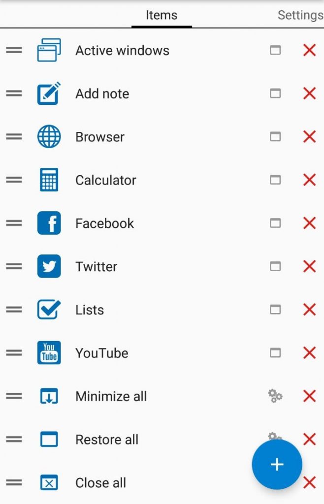 Getting started using Floating Menu Floating Apps