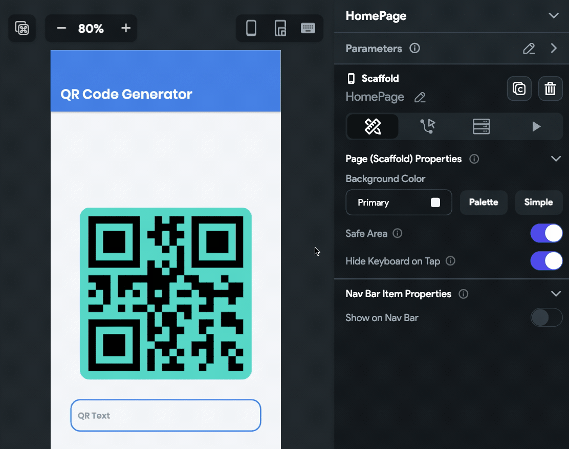 Building a QR Code Generator Custom Widget