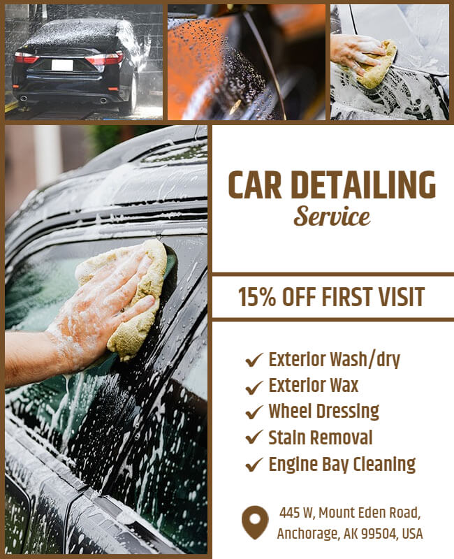 30+ Customizable Car Detailing Flyer Templates
