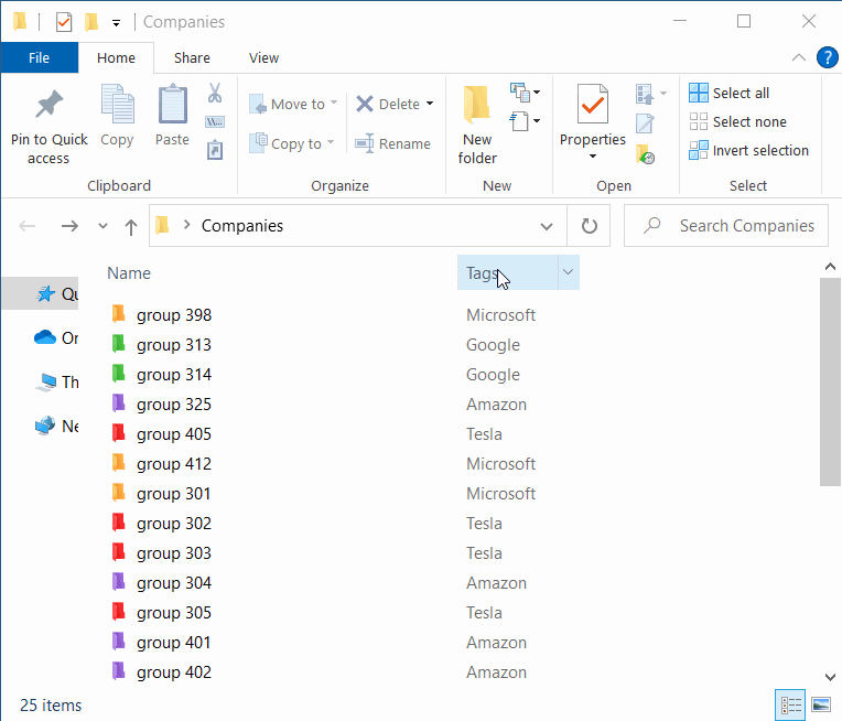 How to remember what color or icon means in Folder Marker? Folder