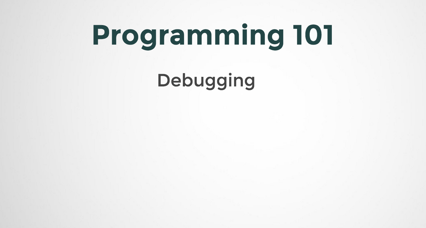 Introduction to Debugging