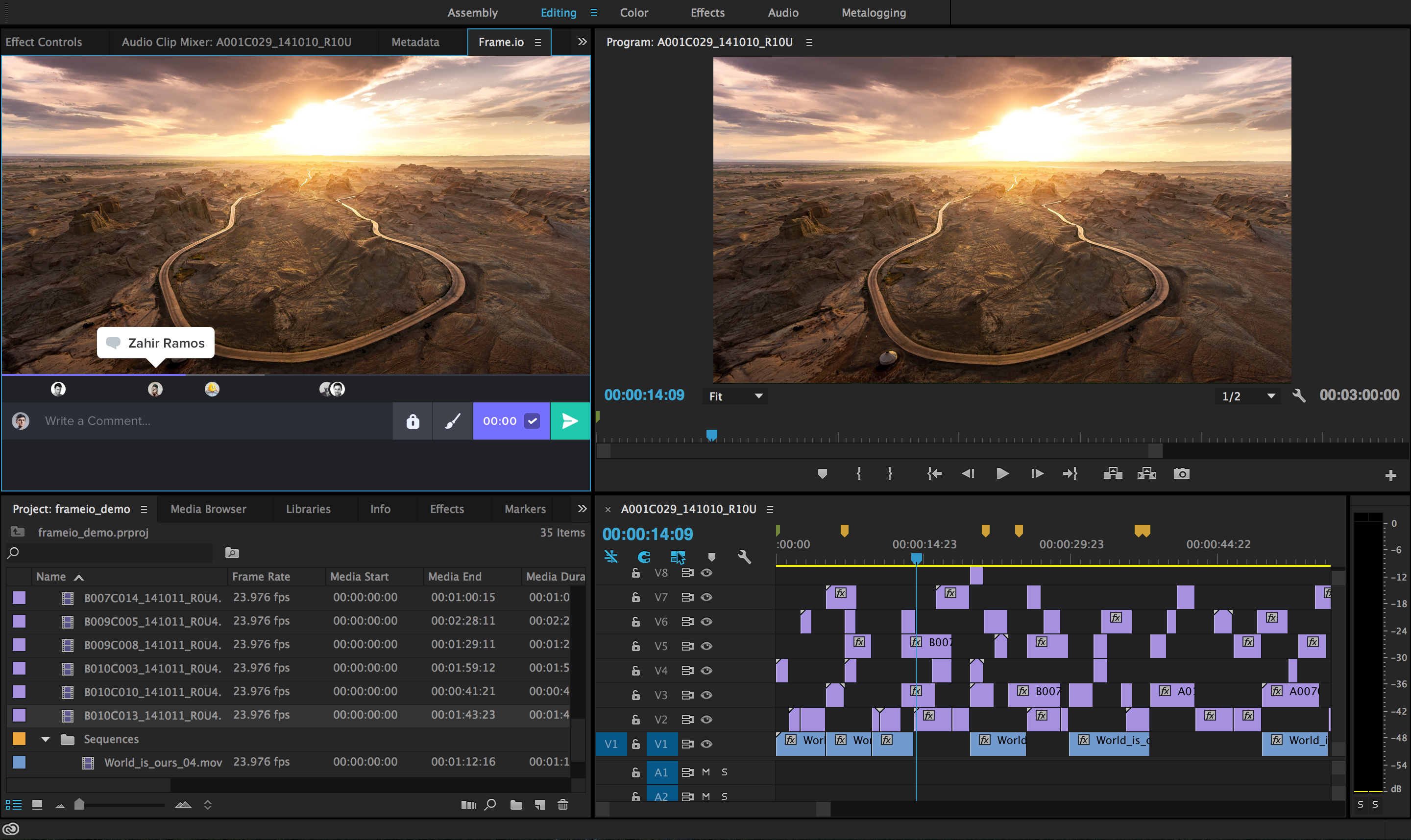 Introducing Frame.io for Adobe Premiere Pro CC Frame.io Insider