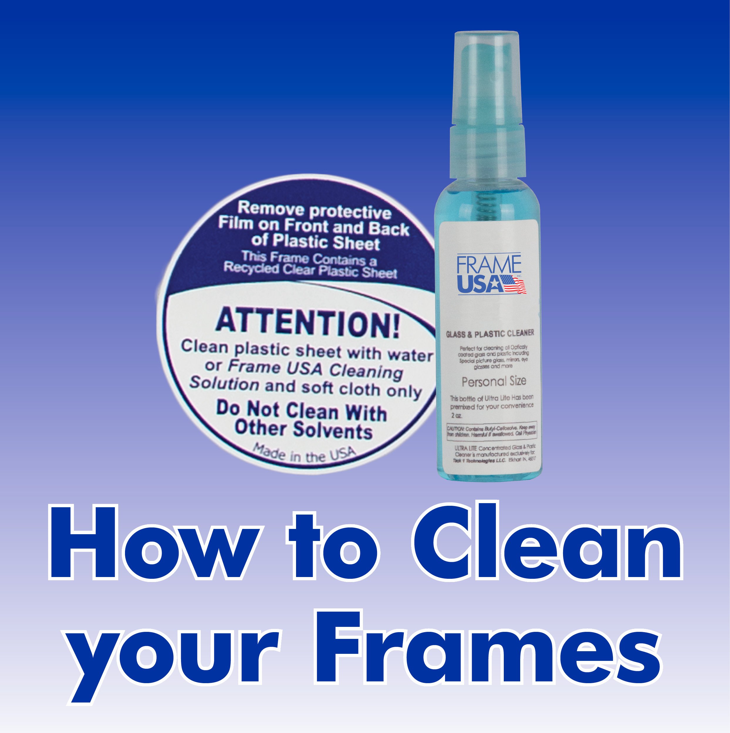How to Clean Picture Frames Cleaning Picture Frame Glass