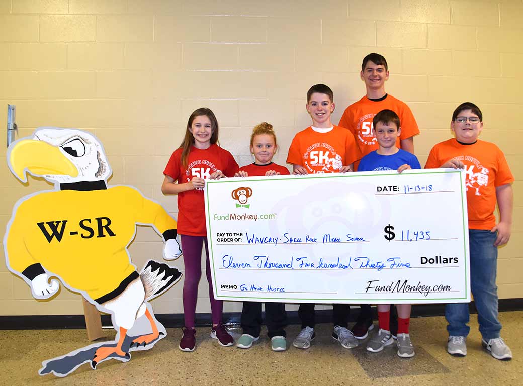 Waverly Shell Rock Raises 11,435 in NonFundraiser FundMonkey