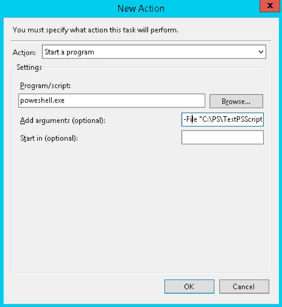 Run Powershell scripts from Windows task scheduler Blog Florian, cmd