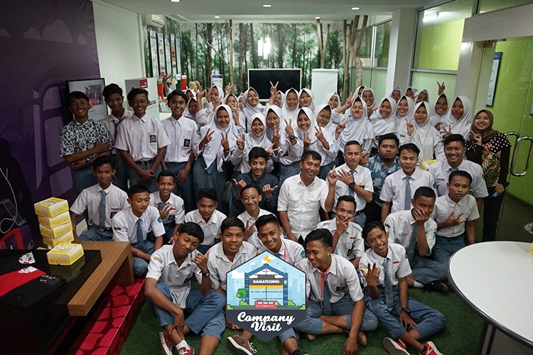 SMK PGRI 1 Palimanan, Cirebon Jurusan TKJ Kunjungi Gamatechno Blog Gamatechno