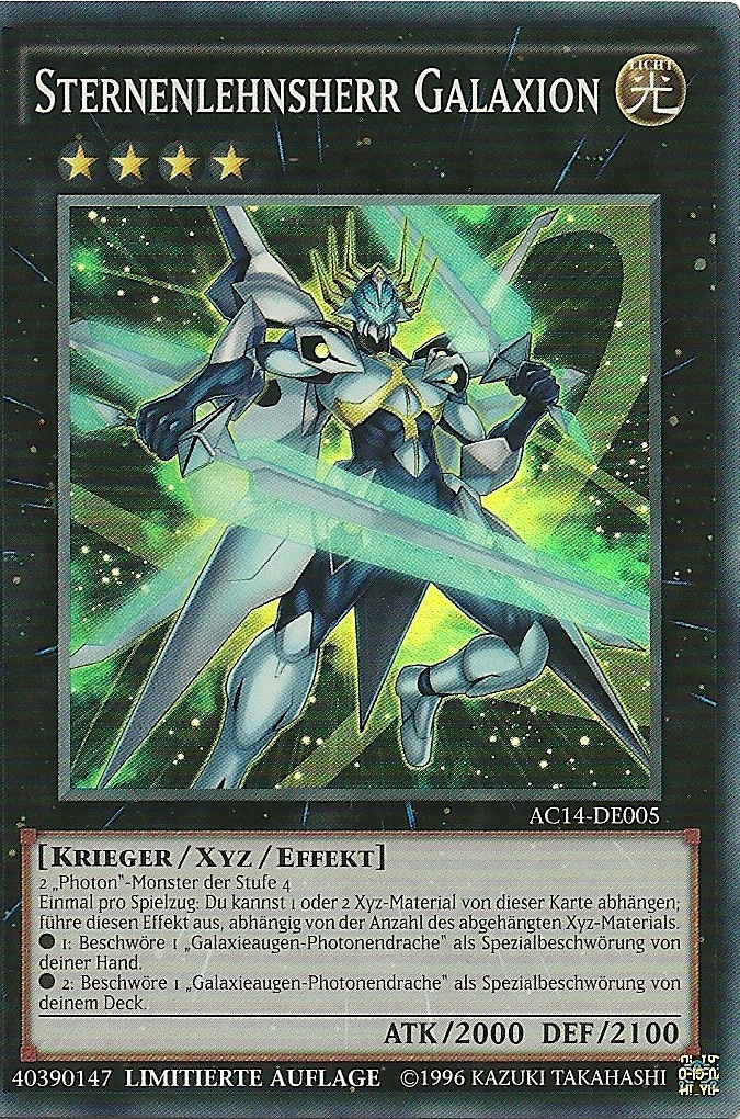 Yugioh Adventskalender Gewinnspiel Tag 5 der Sternenlehnsherr