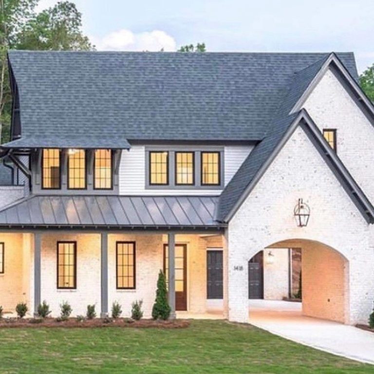 Get that White Farmhouse Look with New Brick! General Shale Blog