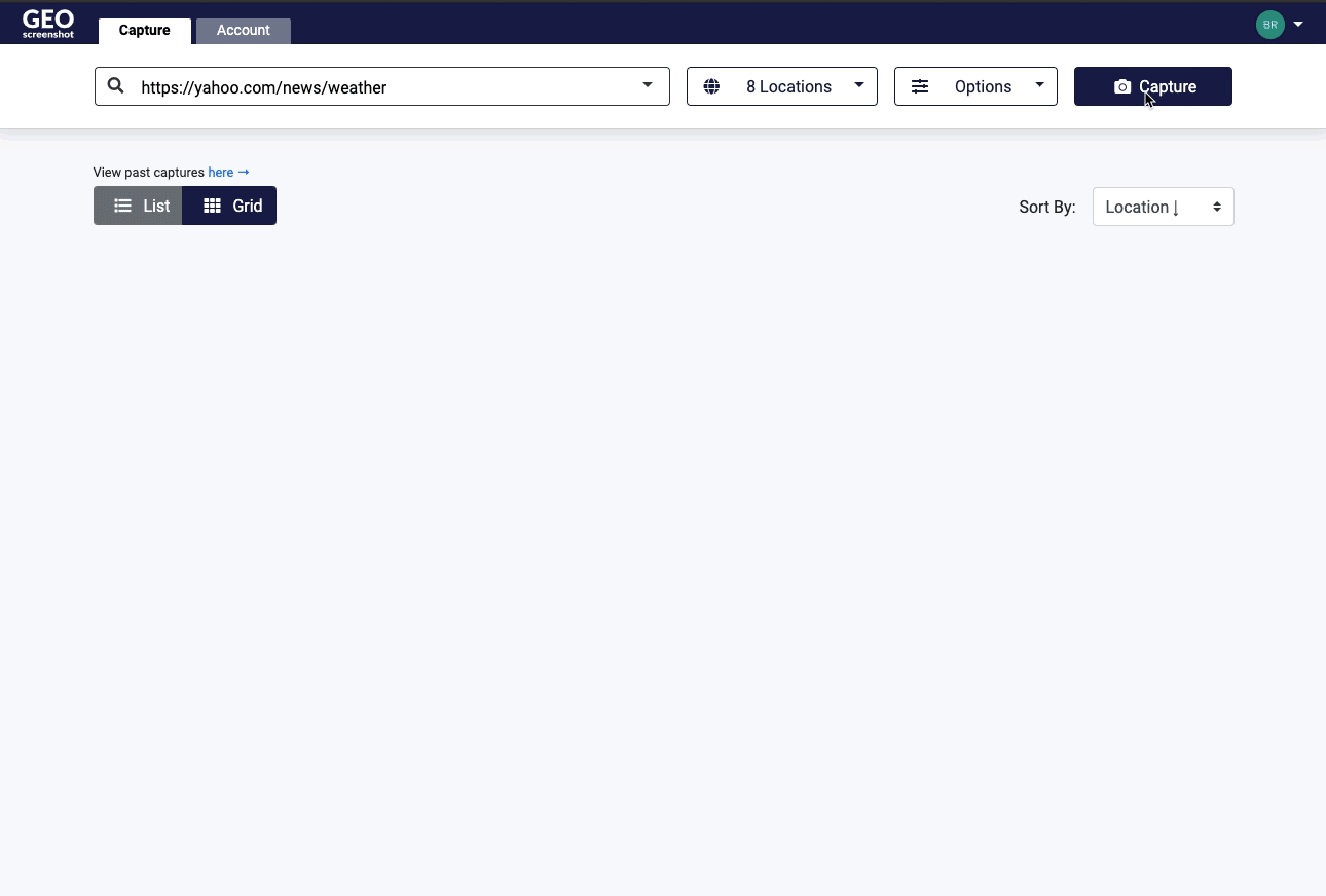 GeoScreenshot Test your website from 100s of locations worldwide