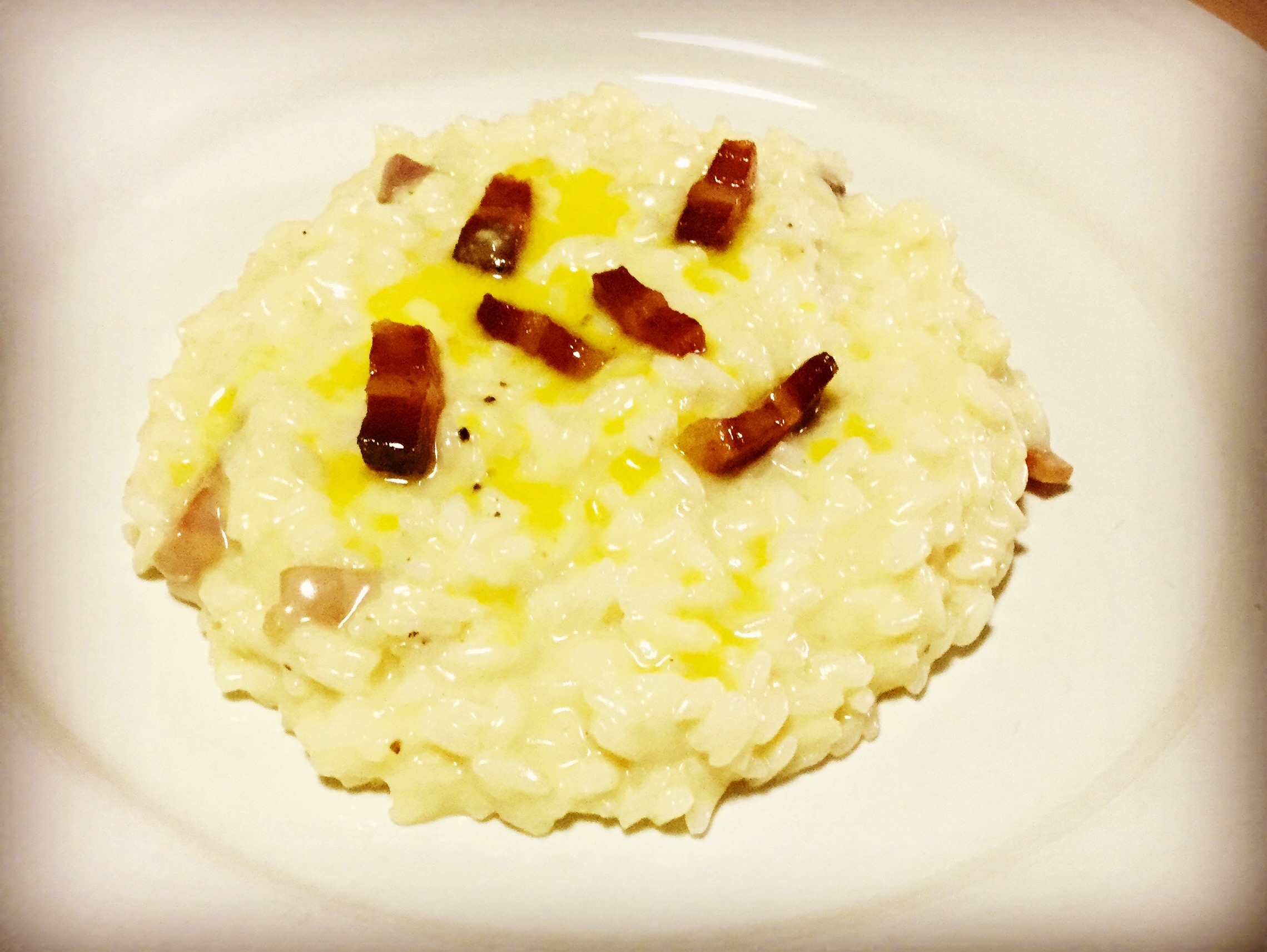 Risotto alla carbonara A tavola con Barbara
