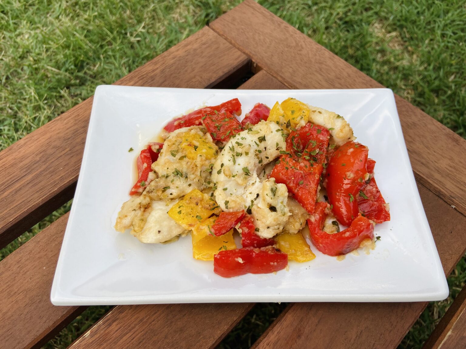 Tagliata di pollo con peperoni ClapFood