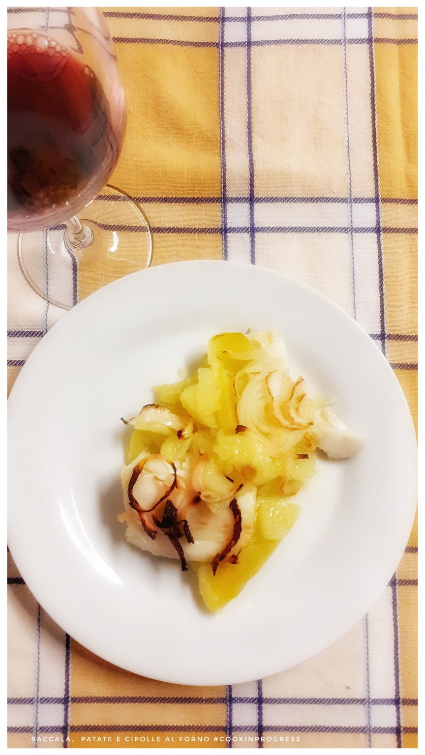 Il Baccalà, con patate e cipolle, al forno CookinProgress