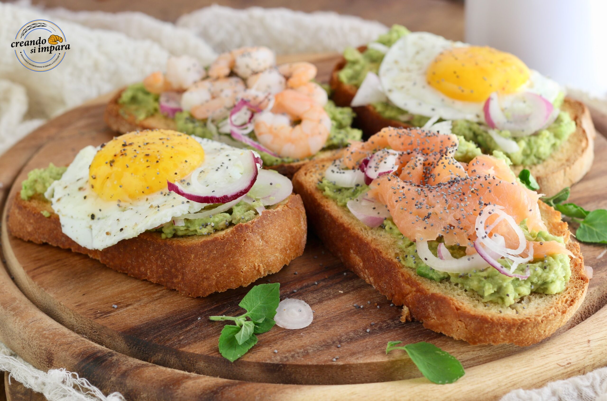 Avocado toast creando si impara