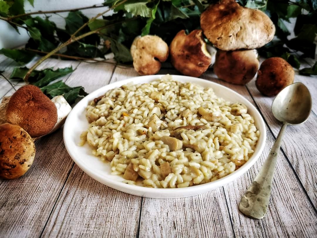 RISOTTO CON FUNGHI PORCINI FRESCHI Blog di crienry memorie in tavola