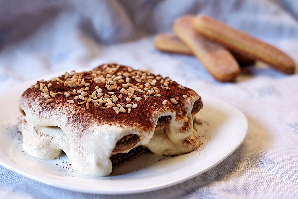 Tiramisù con crema di ricotta e mascarpone La cucina di Claudio