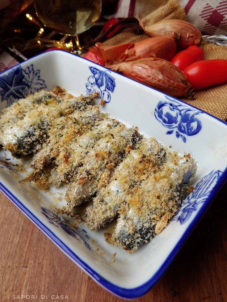 SARDINE GRATINATE AL FORNO I SAPORI DI CASA