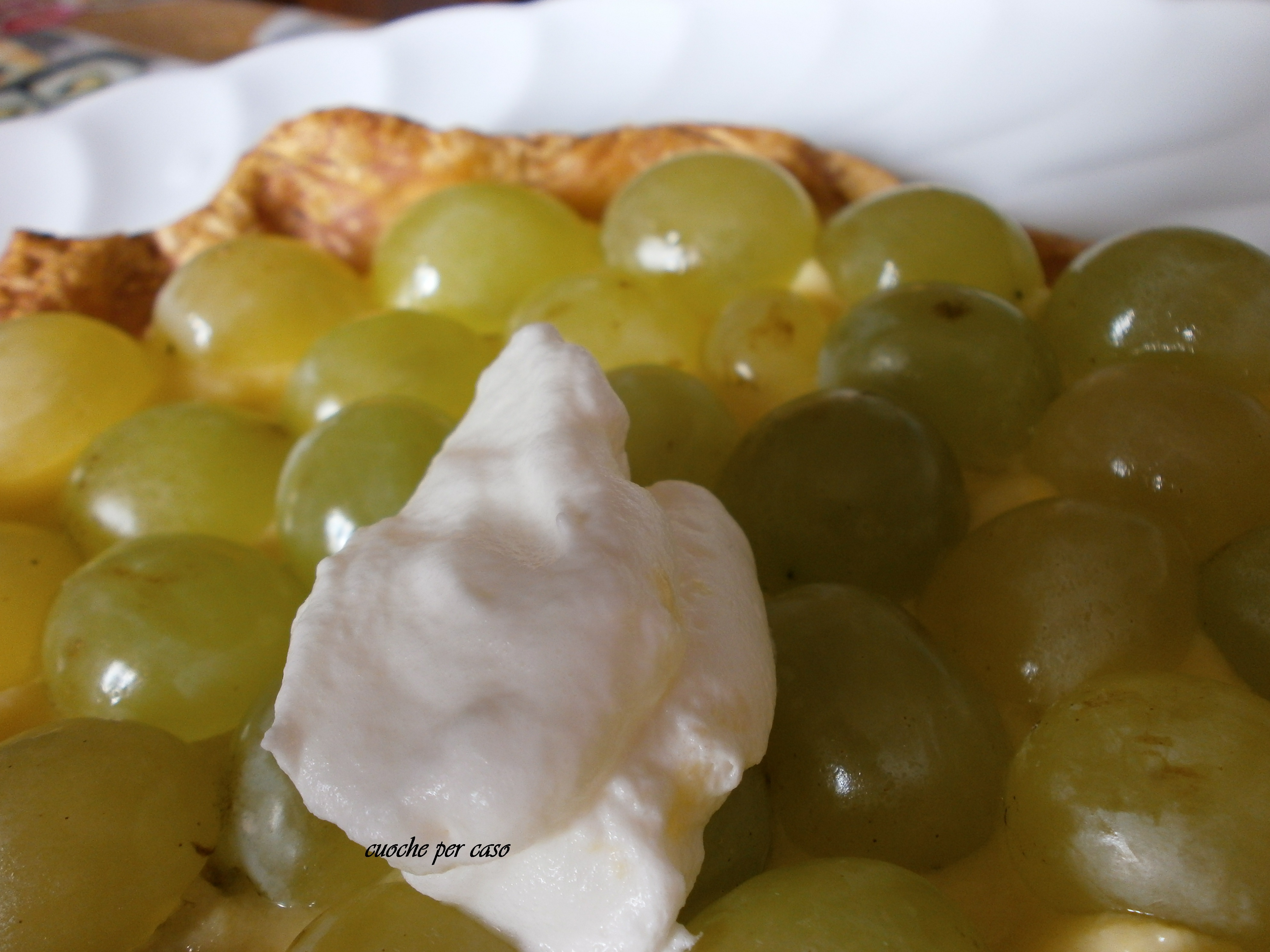 ricetta crostata fresca con uva ricetta dolci pri&simo cuochepercaso