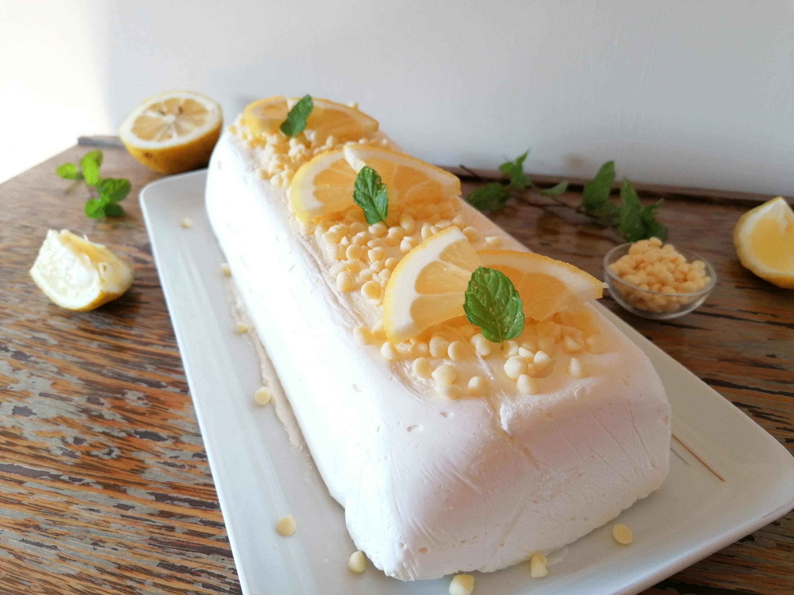 Semifreddo al limone e cioccolato bianco Curmifood