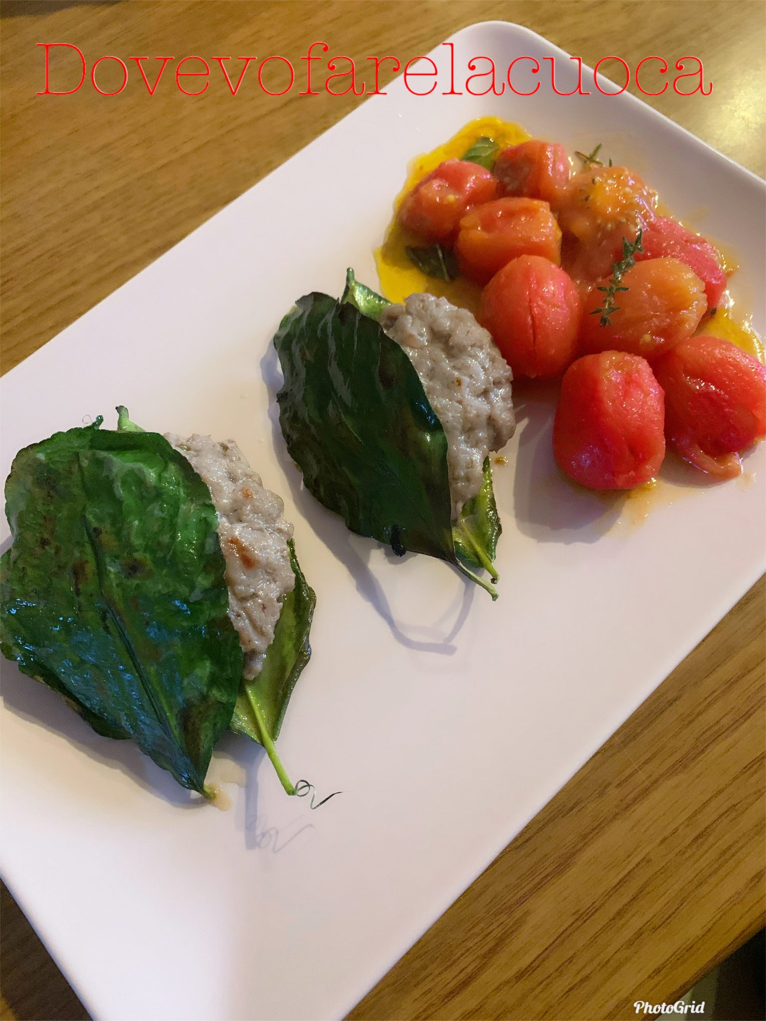 Salsiccia al limone e pomodorini DOVEVOFARELACUOCA