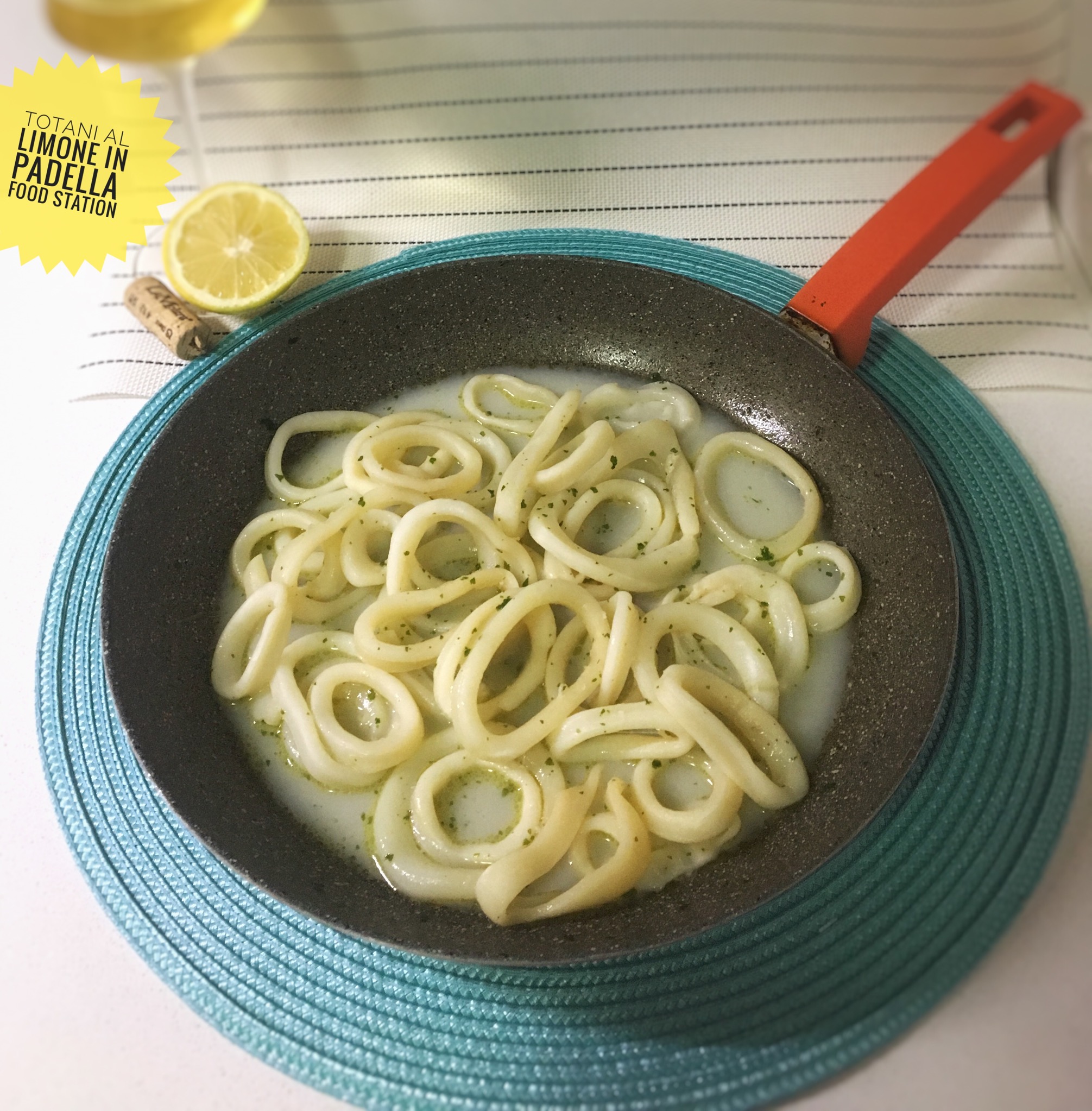 Totani in padella al limone, ricette secondi piatti FOOD STATION