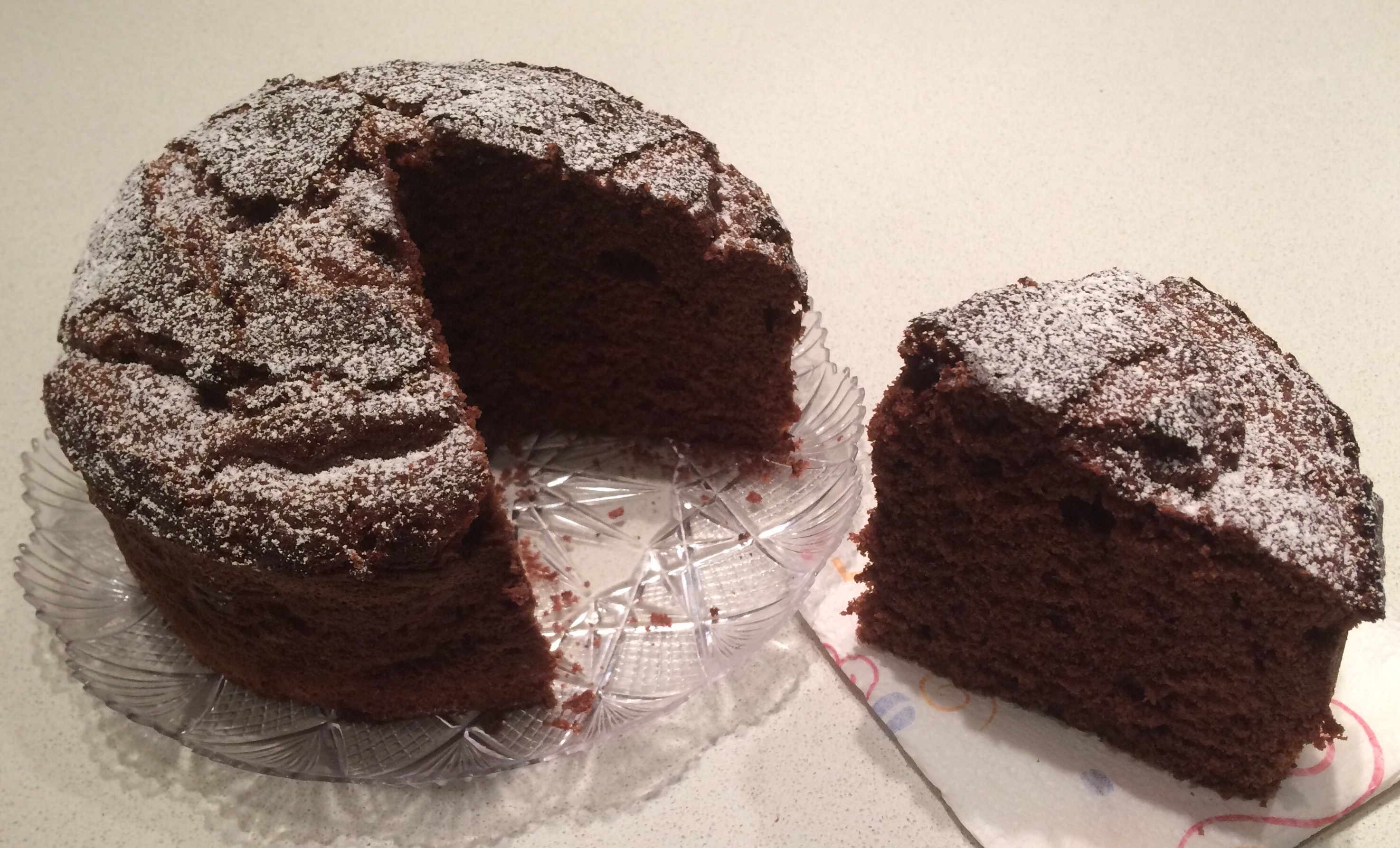 Torta soffice al cacaocon amido di mais maizena 2/3 rispetto alla