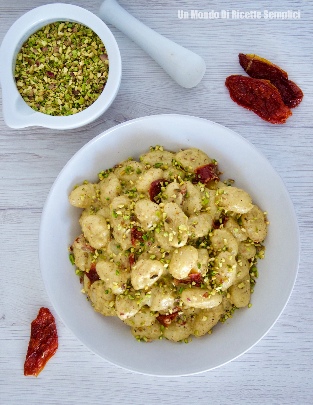 Gnocchi al pistacchio Un Mondo Di Ricette Semplici