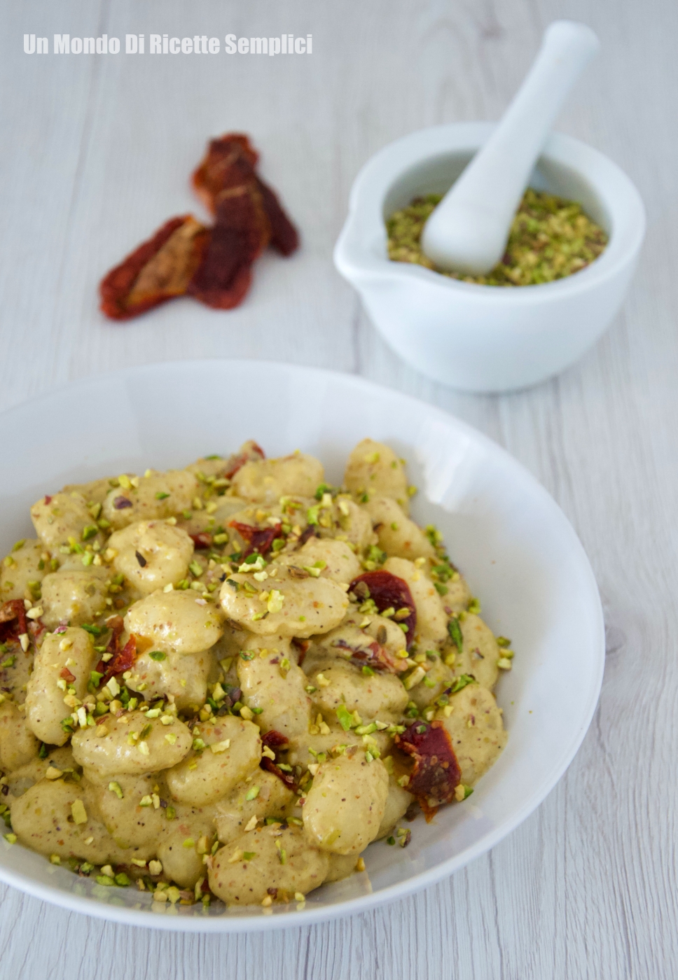 Gnocchi al pistacchio Un Mondo Di Ricette Semplici
