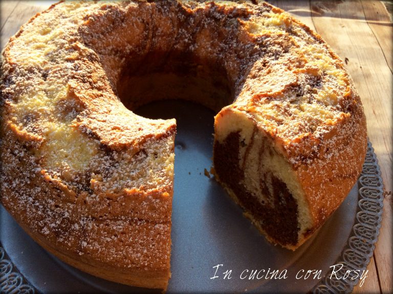 Ciambella marmorizzata con nesquik In Cucina con Rosy