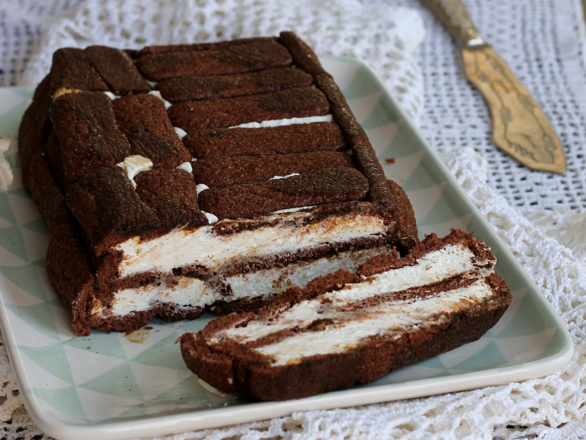 Mattonella Panna E Mascarpone Ricetta Dolce Con Pavesini