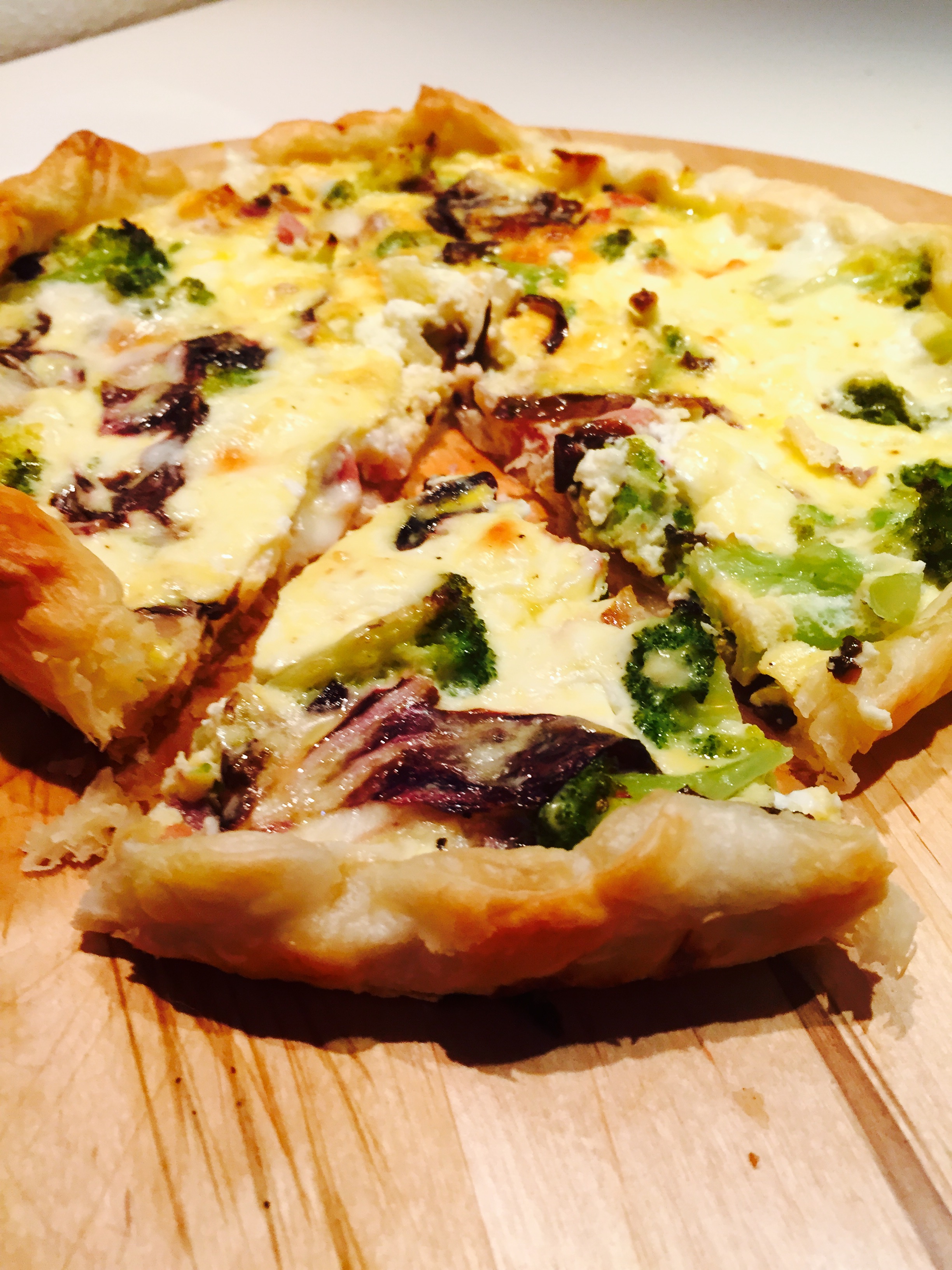 Torta Salata Radicchio Speck E Philadelphia