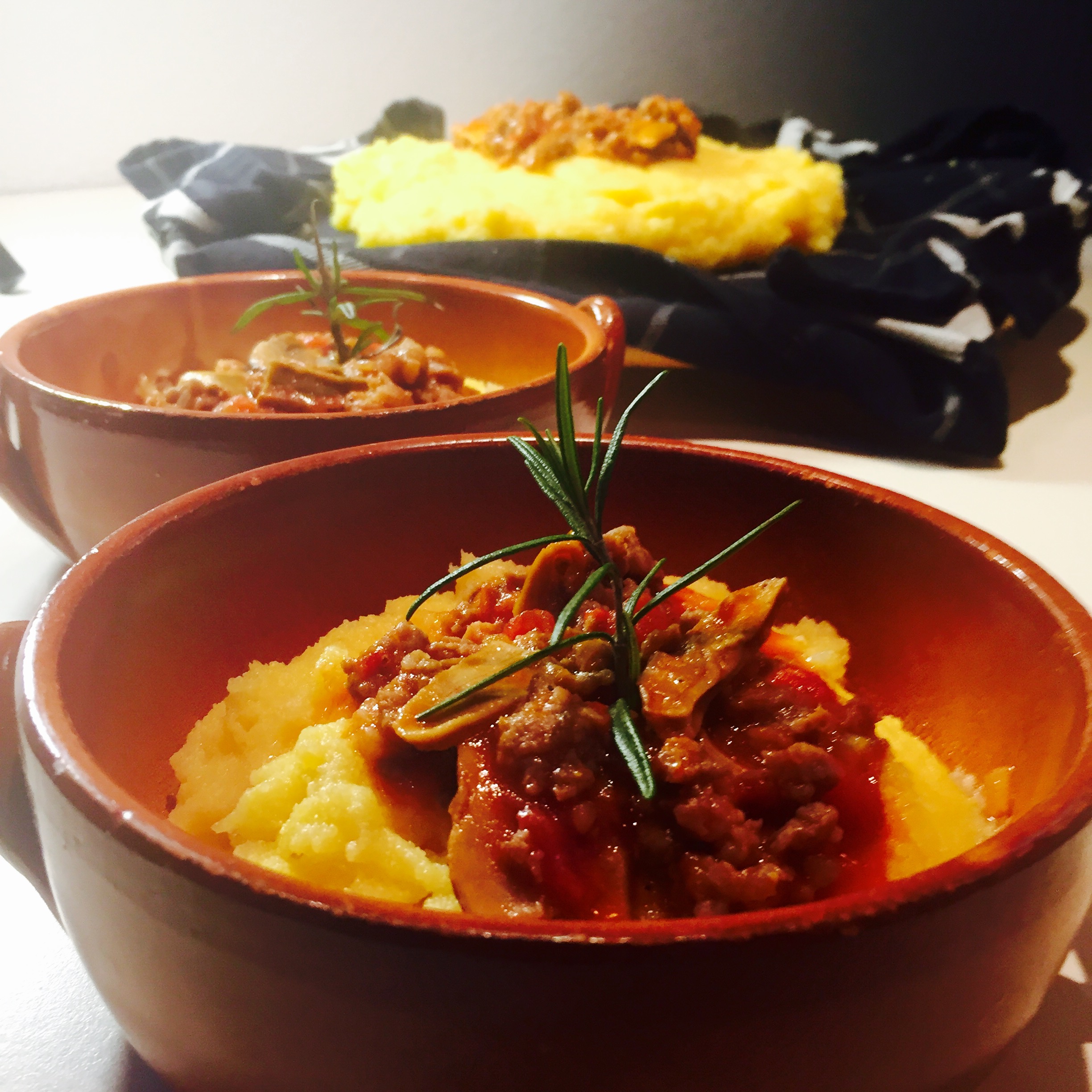 Polenta salsiccia e funghi porcini Ricette veloci dopo lavoro After
