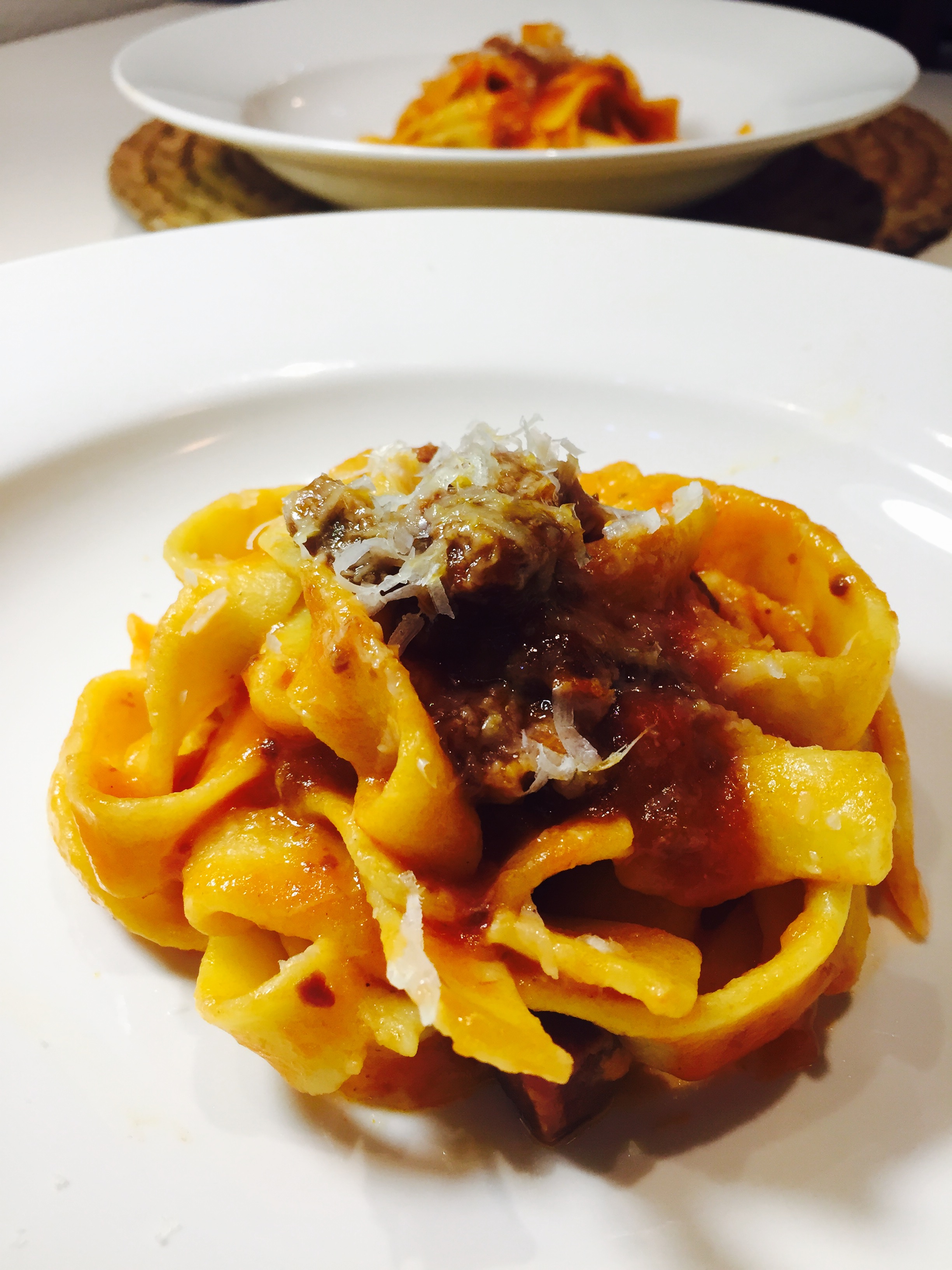 Pappardelle al ragu di prosciutto crudo Ricette veloci dopo lavoro