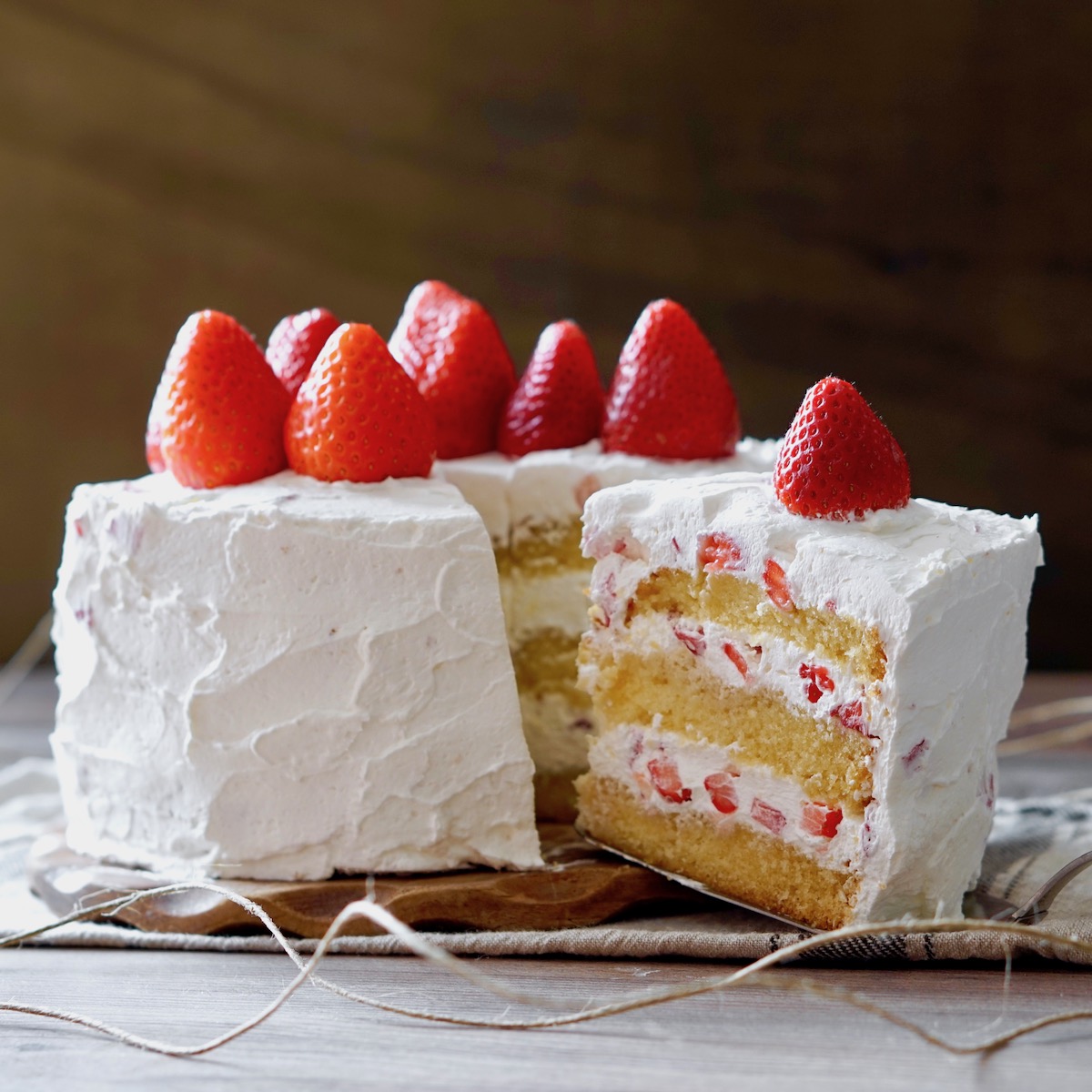 Torta di Compleanno alle Fragole e Mascarpone Dolci Ricette di Pietro