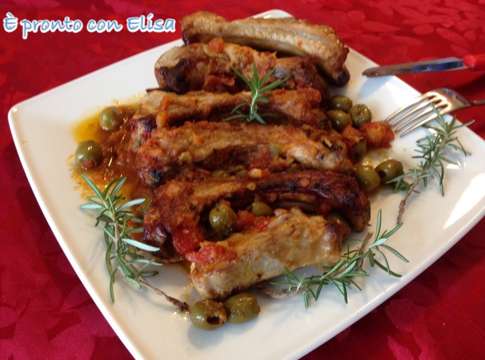 Costine di maiale cotte al forno o in padella Blog di É pronto con Elisa