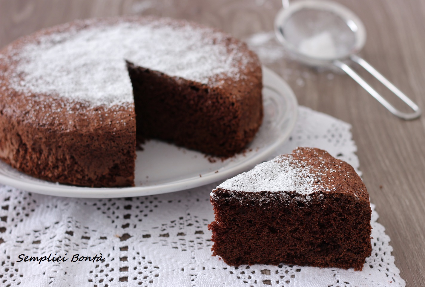TORTA MARGHERITA AL CIOCCOLATO SEMPLICI BONTA'