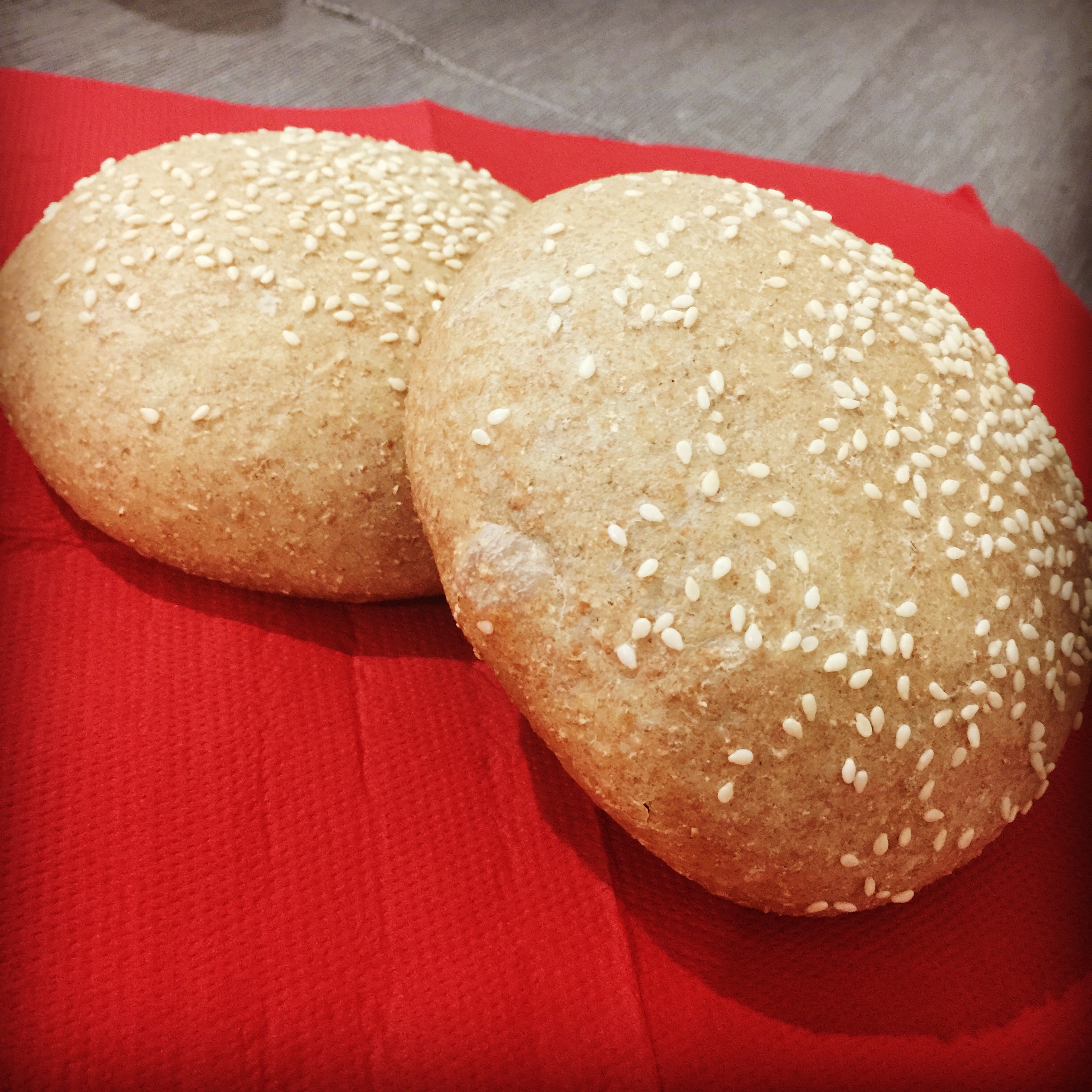 Burger Buns 100 integrali con Bimby TM5 Tabata's Cooking