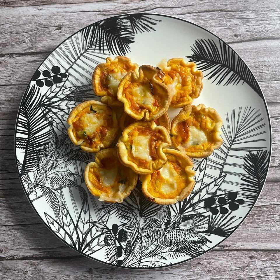 CESTINI DI PASTA BRISEE ALLE VERDURE CON CUORE FILANTE ticaincucina