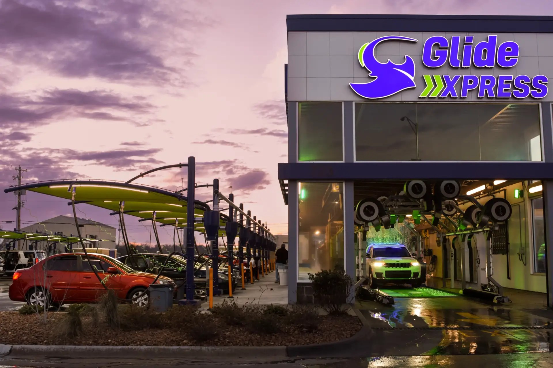 Experience the Ultimate Clean Glide Xpress Car Wash's Free Vacuum Bays