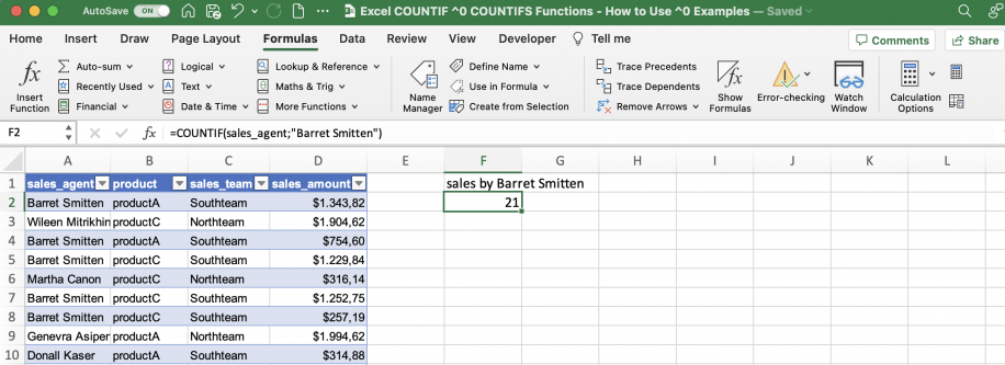Excel COUNTIF & COUNTIFS Functions How to Use & Examples Layer Blog
